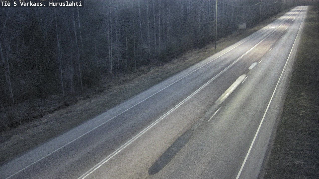 Weather Camera Image Väg 5 Varkaus, Huruslahti, Varkaus, Pohjois-Savo