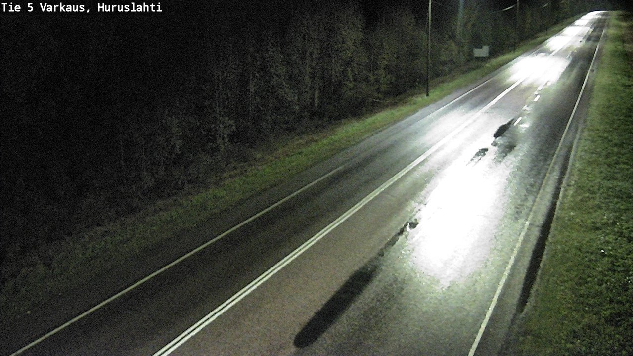 Weather Camera Image Road 5 Varkaus, Huruslahti, Varkaus, Pohjois-Savo