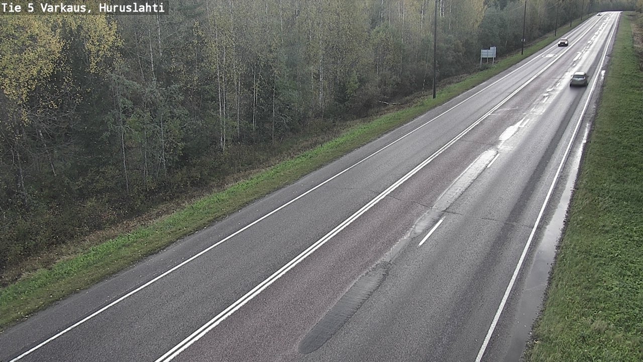 Weather Camera Image Road 5 Varkaus, Huruslahti, Varkaus, Pohjois-Savo