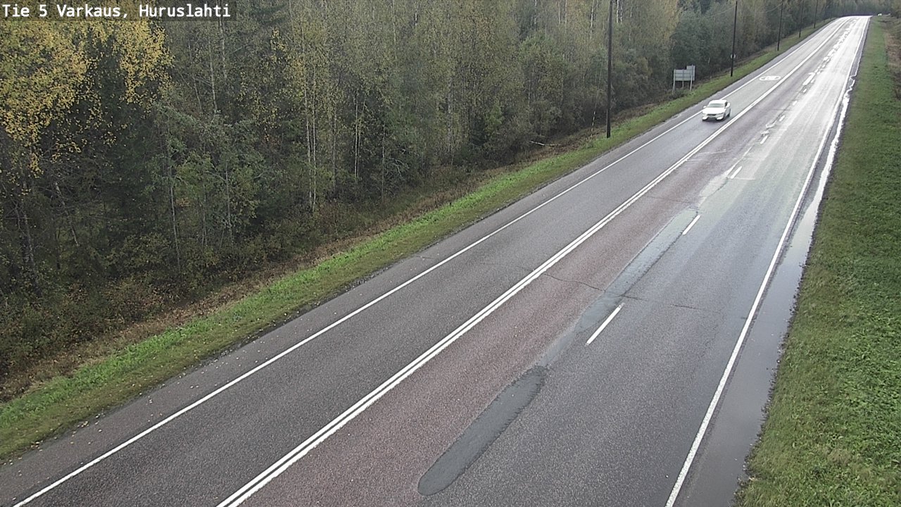 Weather Camera Image Road 5 Varkaus, Huruslahti, Varkaus, Pohjois-Savo