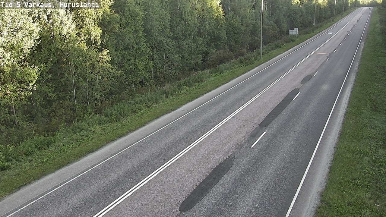 Weather Camera Image Väg 5 Varkaus, Huruslahti, Varkaus, Pohjois-Savo