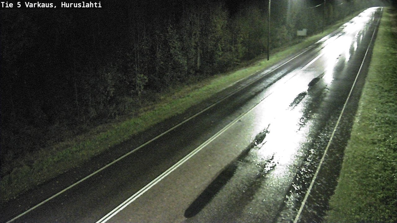 Weather Camera Image Road 5 Varkaus, Huruslahti, Varkaus, Pohjois-Savo