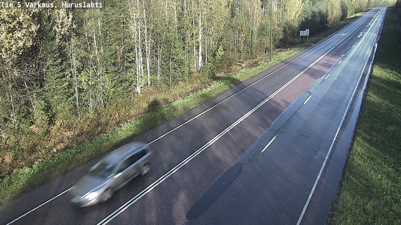 Weather Camera Image Road 5 Varkaus, Huruslahti, Varkaus, Pohjois-Savo