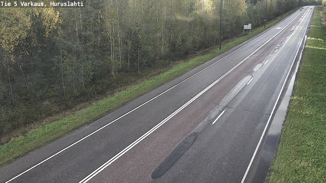 Weather Camera Image Road 5 Varkaus, Huruslahti, Varkaus, Pohjois-Savo