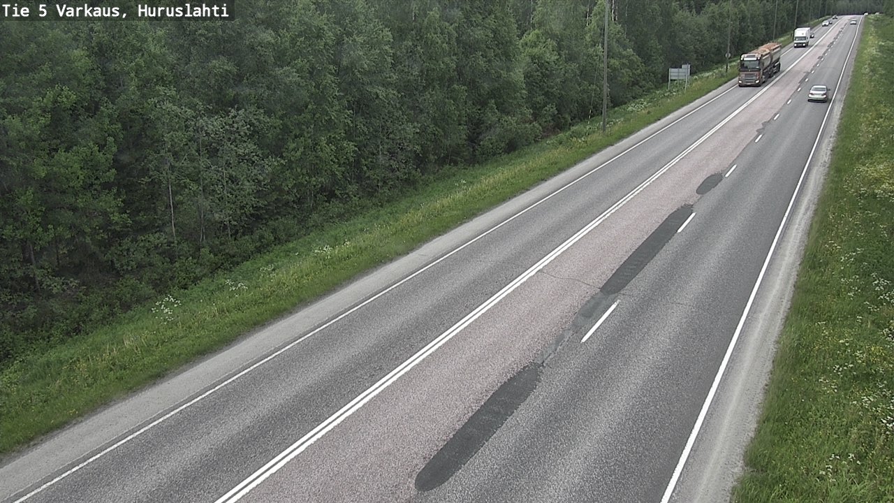 Weather Camera Image Road 5 Varkaus, Huruslahti, Varkaus, Pohjois-Savo