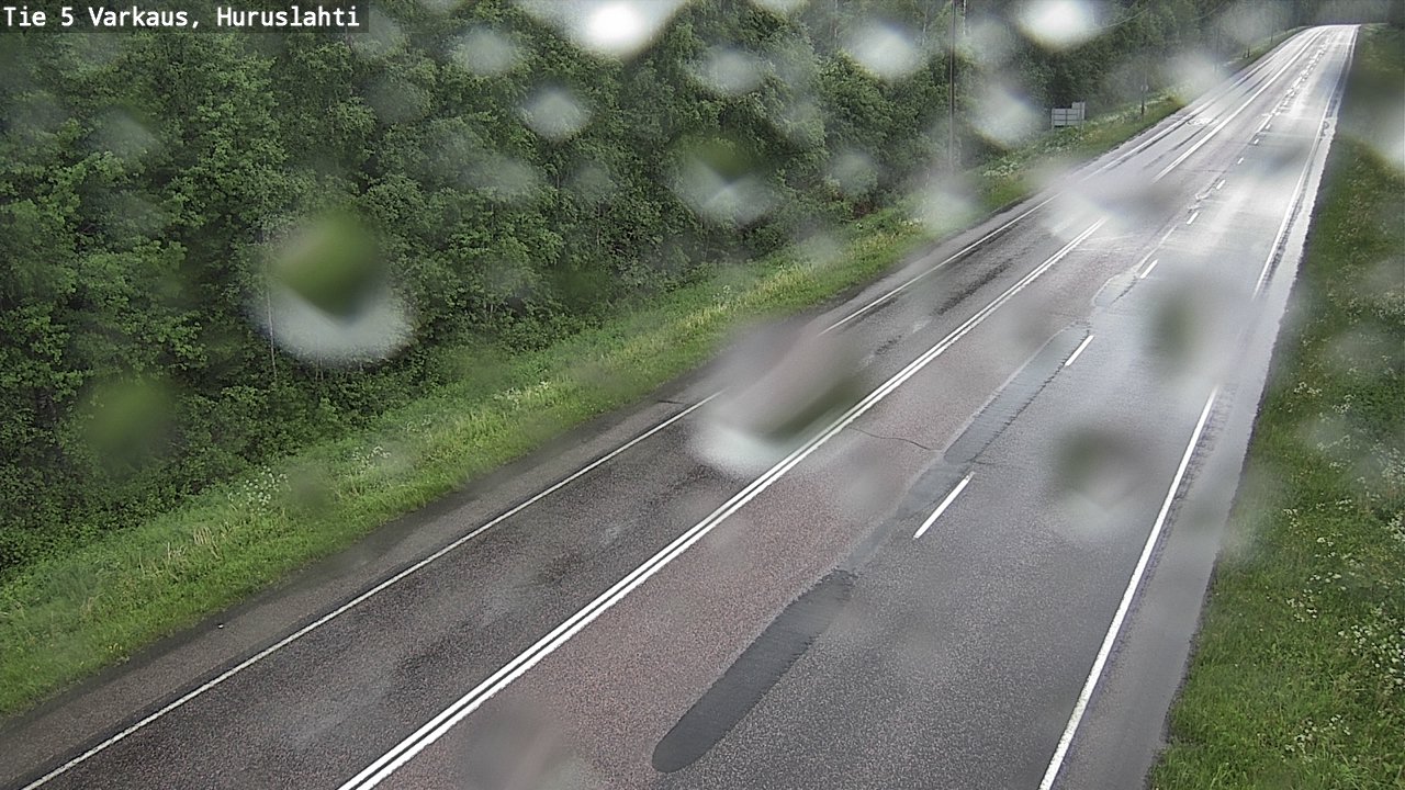 Weather Camera Image Road 5 Varkaus, Huruslahti, Varkaus, Pohjois-Savo