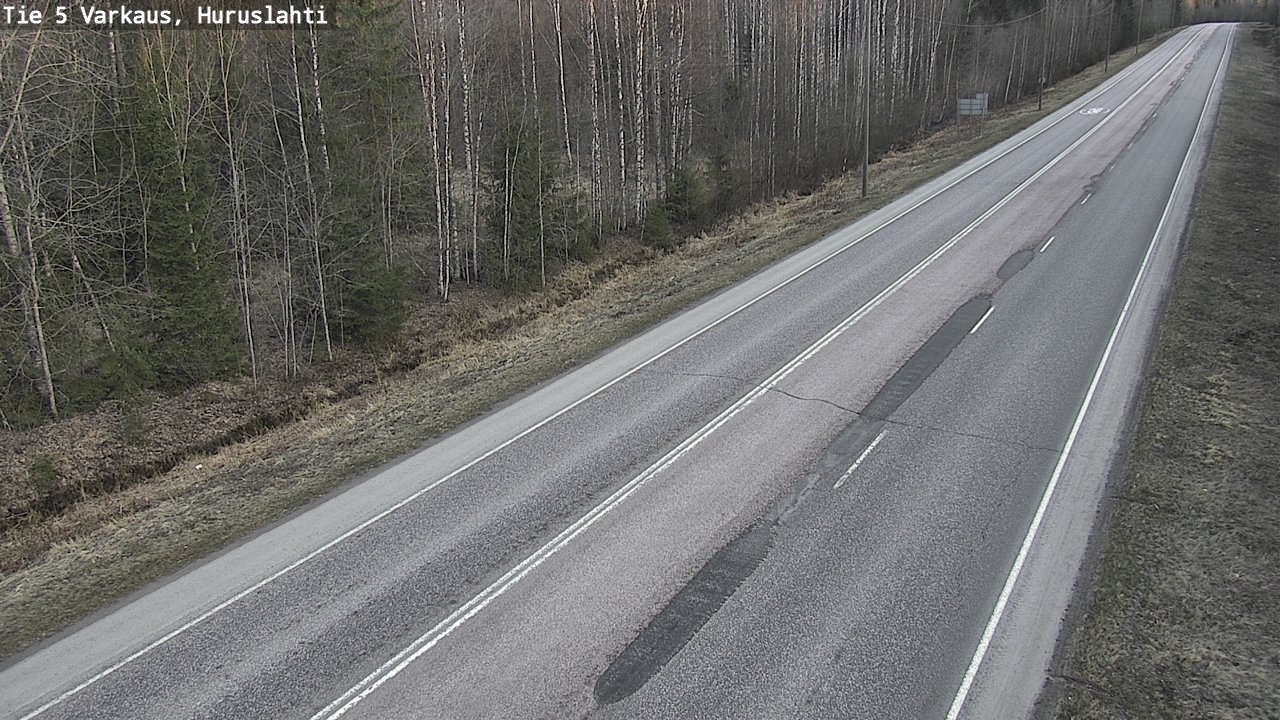 Weather Camera Image Road 5 Varkaus, Huruslahti, Varkaus, Pohjois-Savo