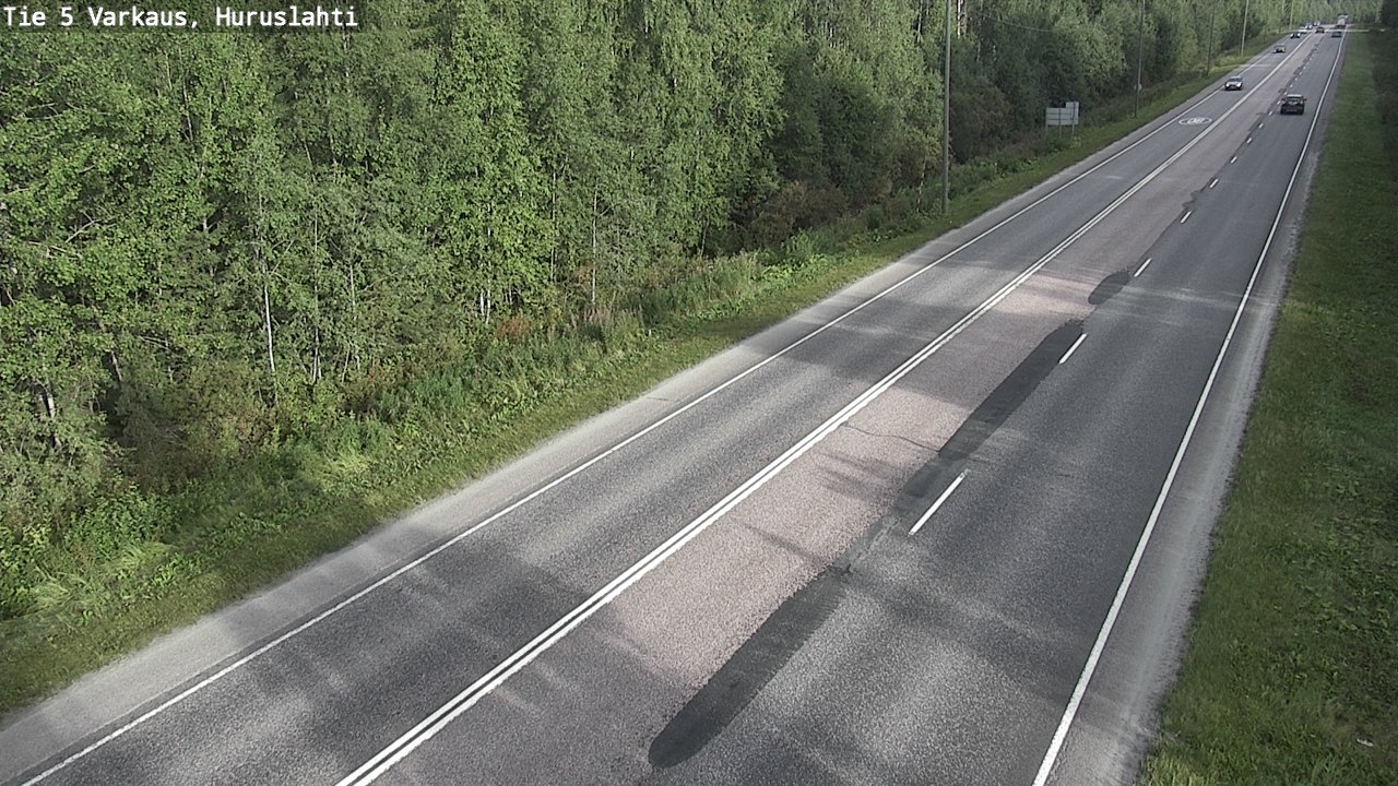 Weather Camera Image Väg 5 Varkaus, Huruslahti, Varkaus, Pohjois-Savo