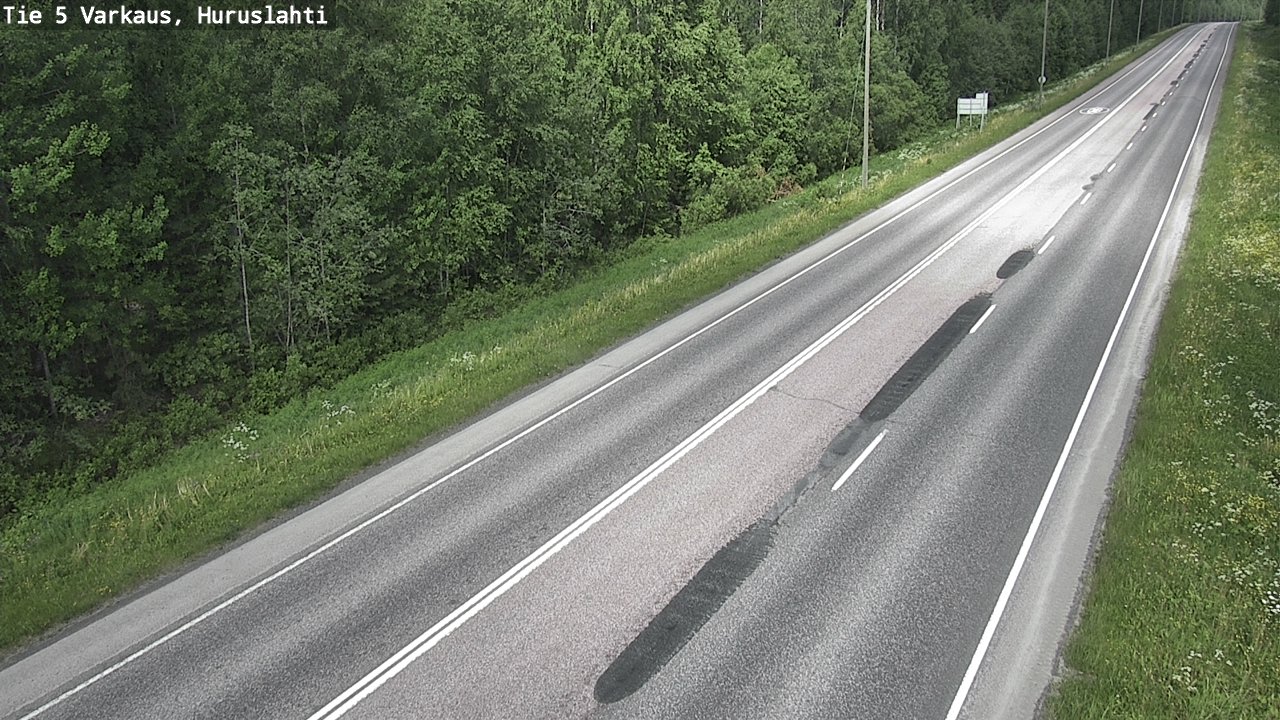 Weather Camera Image Road 5 Varkaus, Huruslahti, Varkaus, Pohjois-Savo