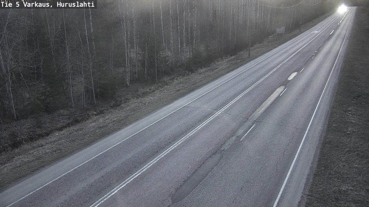 Weather Camera Image Väg 5 Varkaus, Huruslahti, Varkaus, Pohjois-Savo