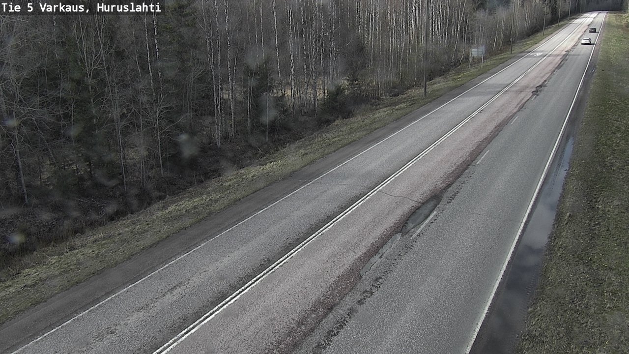 Weather Camera Image Road 5 Varkaus, Huruslahti, Varkaus, Pohjois-Savo