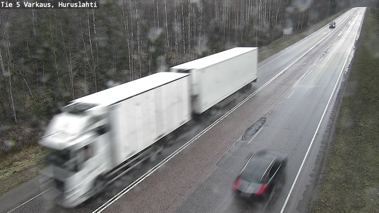 Weather Camera Image Väg 5 Varkaus, Huruslahti, Varkaus, Pohjois-Savo