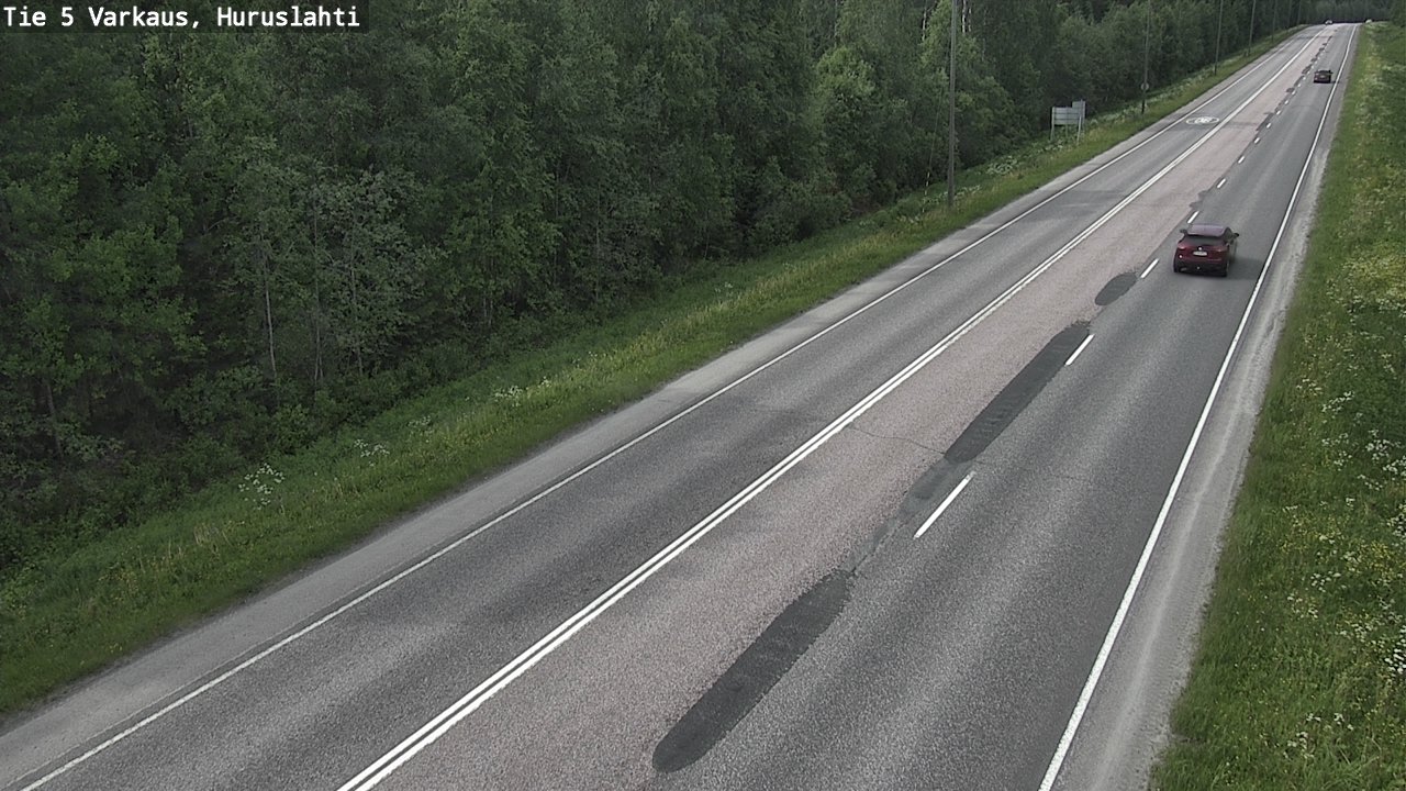 Weather Camera Image Road 5 Varkaus, Huruslahti, Varkaus, Pohjois-Savo
