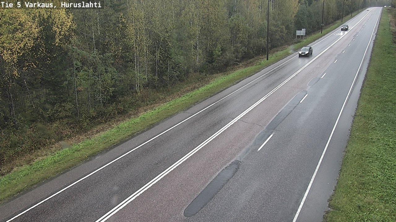Weather Camera Image Road 5 Varkaus, Huruslahti, Varkaus, Pohjois-Savo