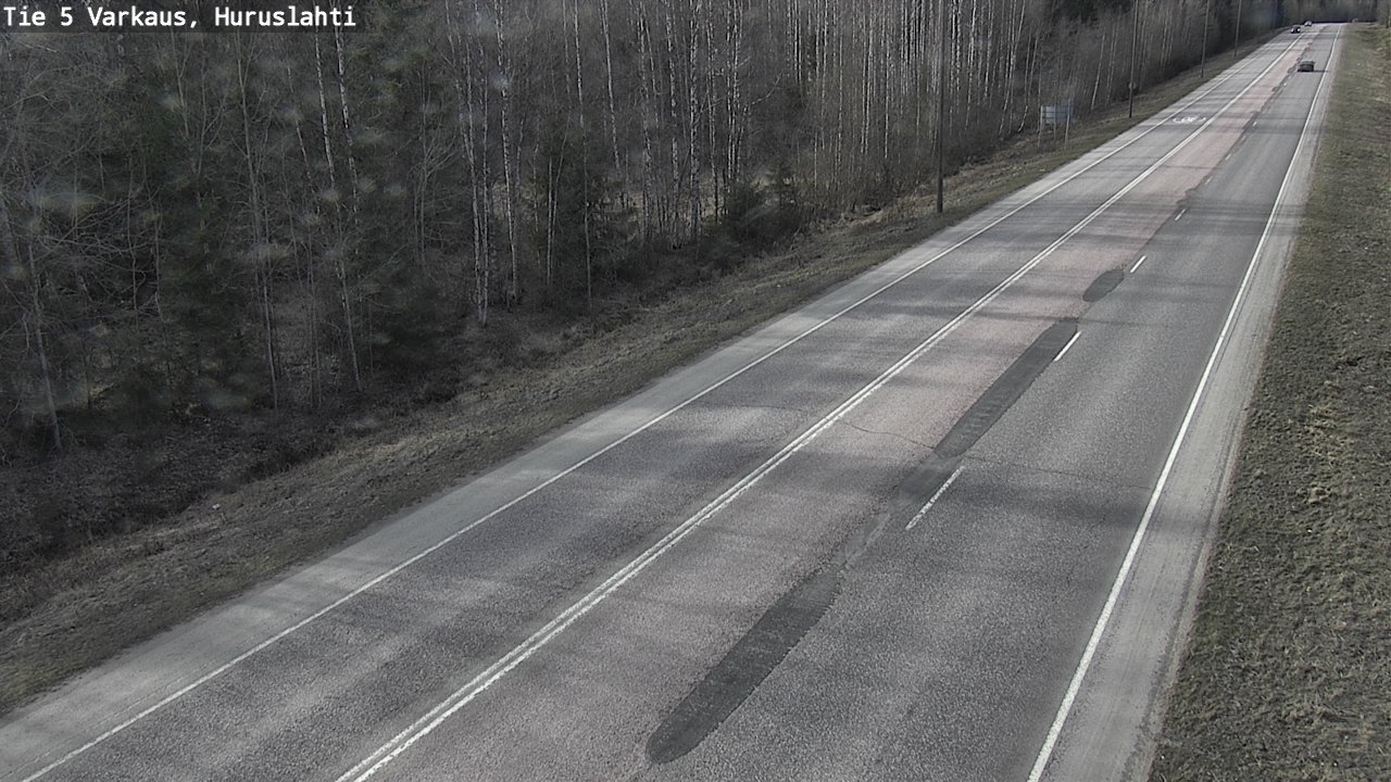 Weather Camera Image Väg 5 Varkaus, Huruslahti, Varkaus, Pohjois-Savo