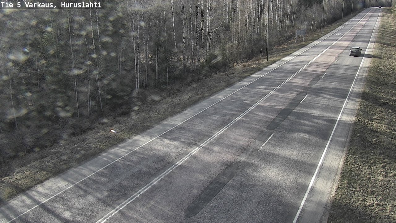 Weather Camera Image Väg 5 Varkaus, Huruslahti, Varkaus, Pohjois-Savo