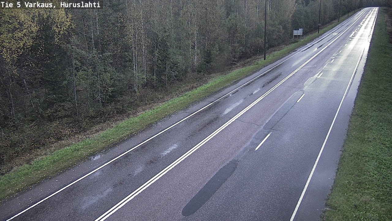 Weather Camera Image Road 5 Varkaus, Huruslahti, Varkaus, Pohjois-Savo