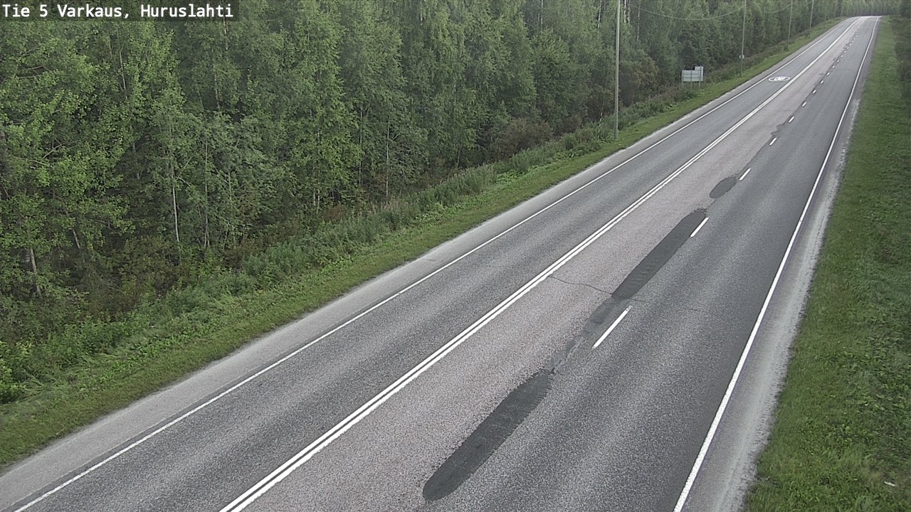 Weather Camera Image Väg 5 Varkaus, Huruslahti, Varkaus, Pohjois-Savo