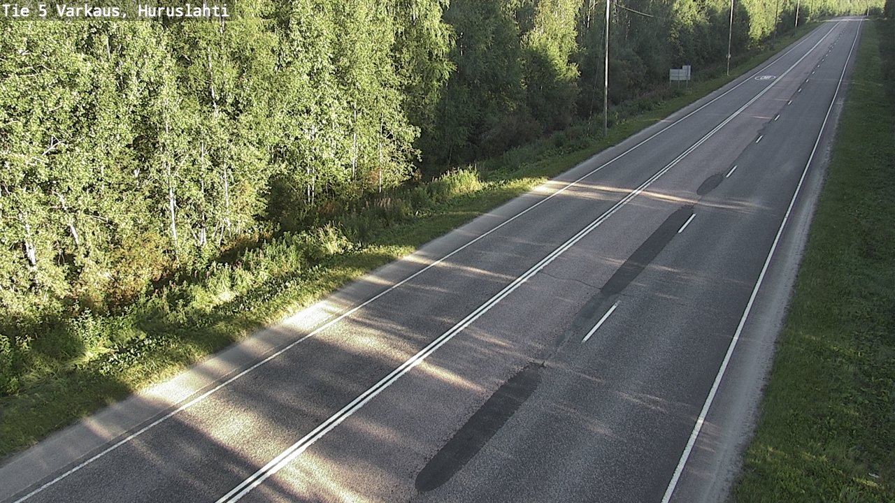 Weather Camera Image Väg 5 Varkaus, Huruslahti, Varkaus, Pohjois-Savo