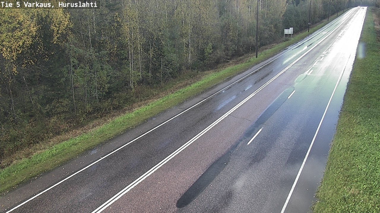 Weather Camera Image Road 5 Varkaus, Huruslahti, Varkaus, Pohjois-Savo