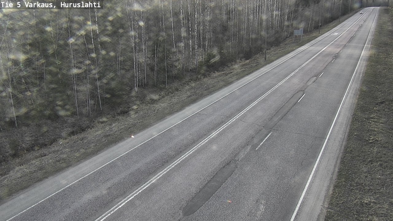 Weather Camera Image Väg 5 Varkaus, Huruslahti, Varkaus, Pohjois-Savo