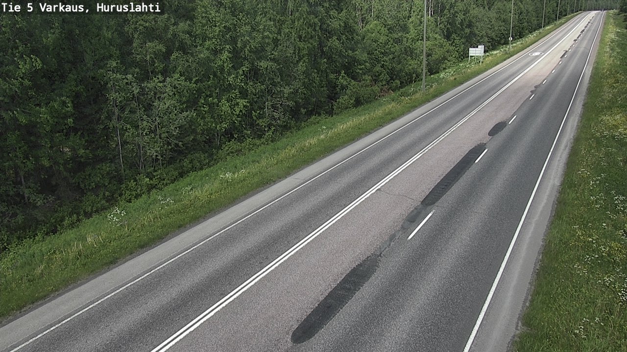 Weather Camera Image Road 5 Varkaus, Huruslahti, Varkaus, Pohjois-Savo