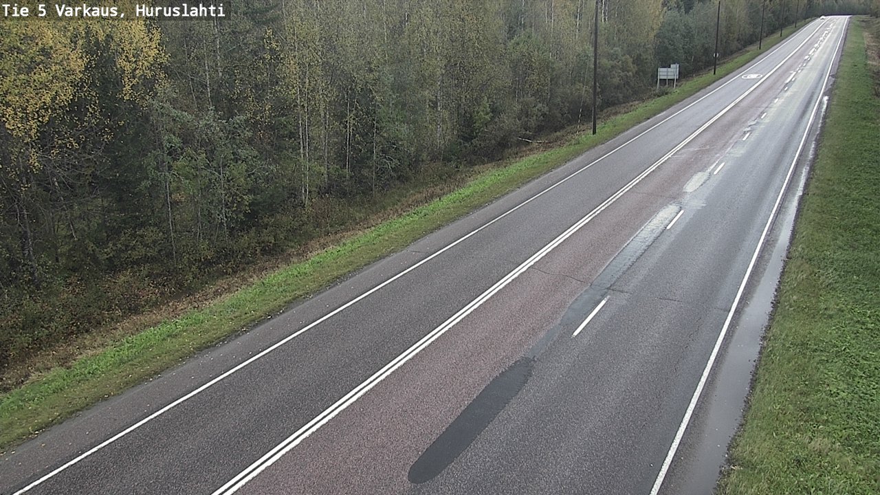 Weather Camera Image Road 5 Varkaus, Huruslahti, Varkaus, Pohjois-Savo
