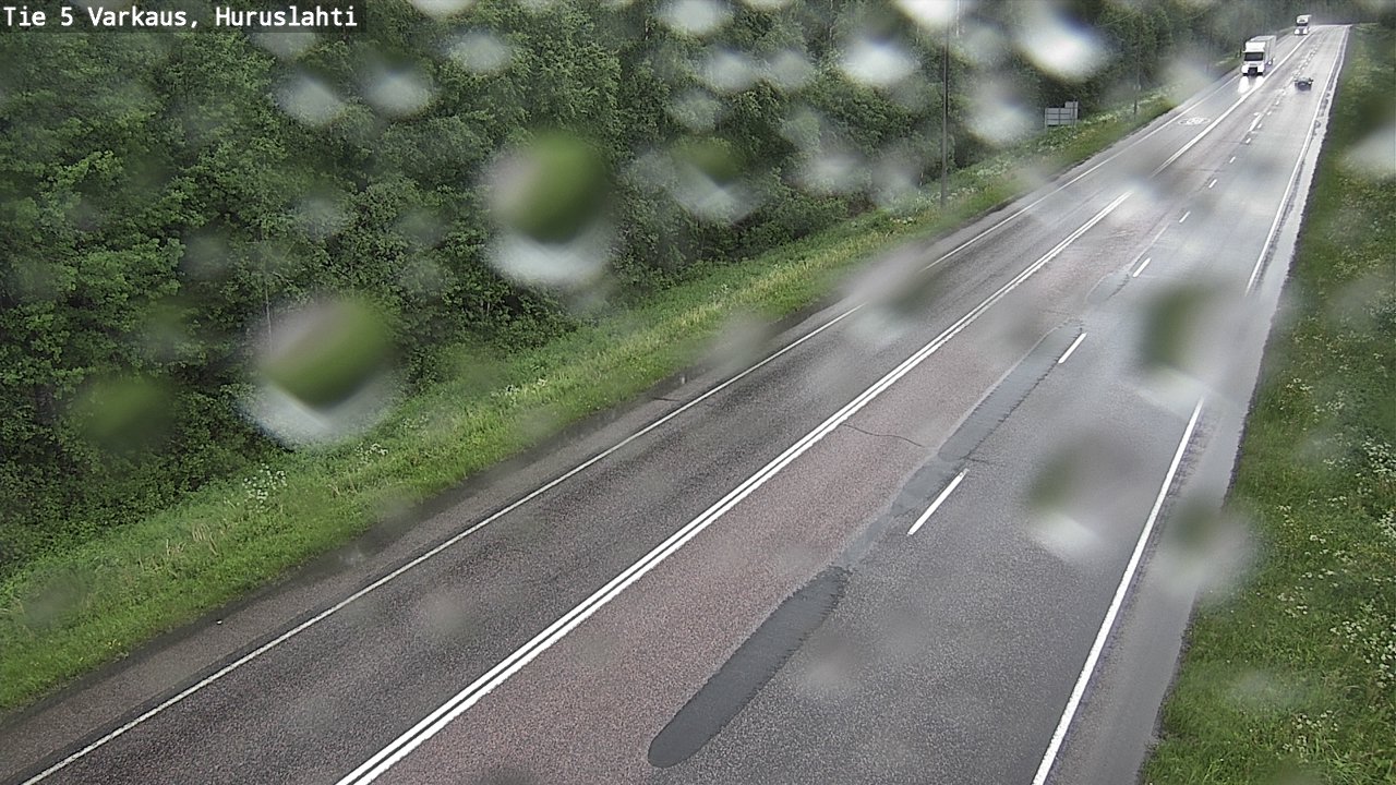 Weather Camera Image Road 5 Varkaus, Huruslahti, Varkaus, Pohjois-Savo
