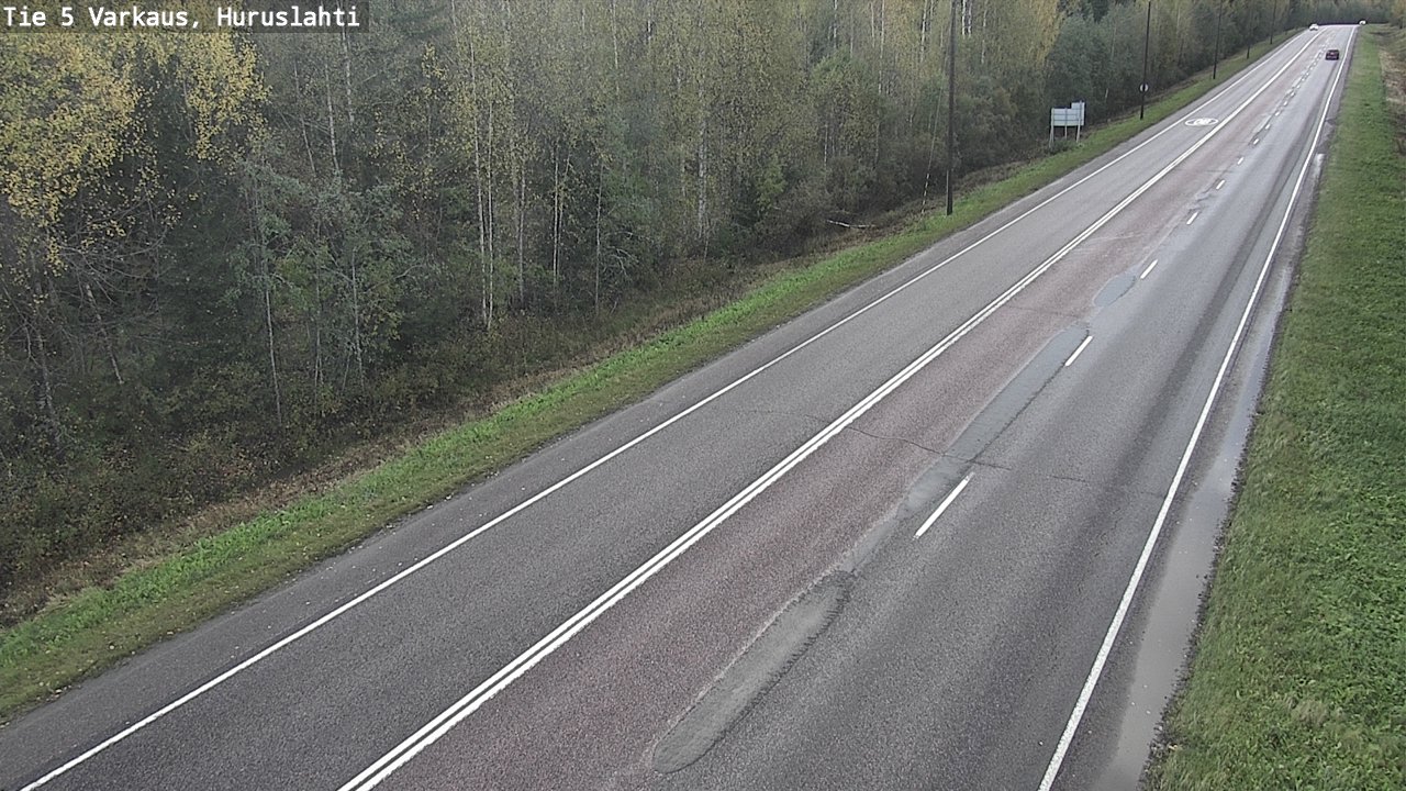 Weather Camera Image Road 5 Varkaus, Huruslahti, Varkaus, Pohjois-Savo