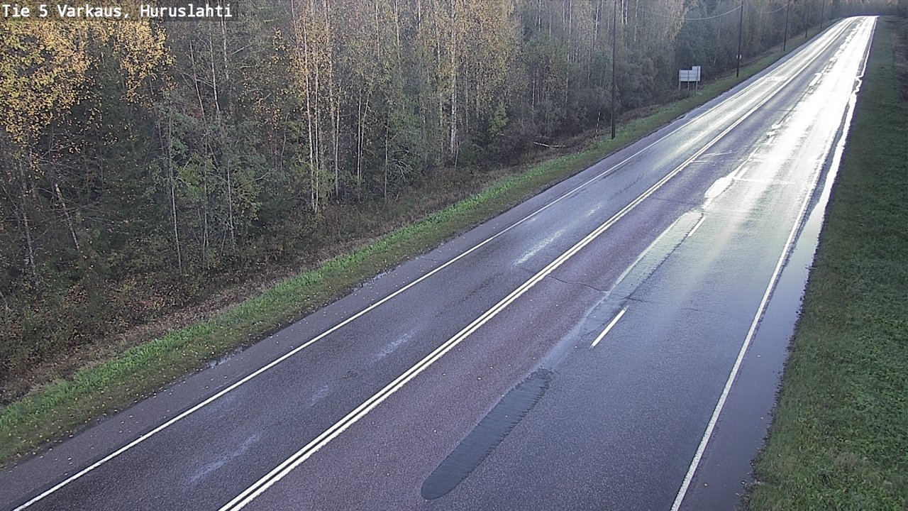 Weather Camera Image Road 5 Varkaus, Huruslahti, Varkaus, Pohjois-Savo