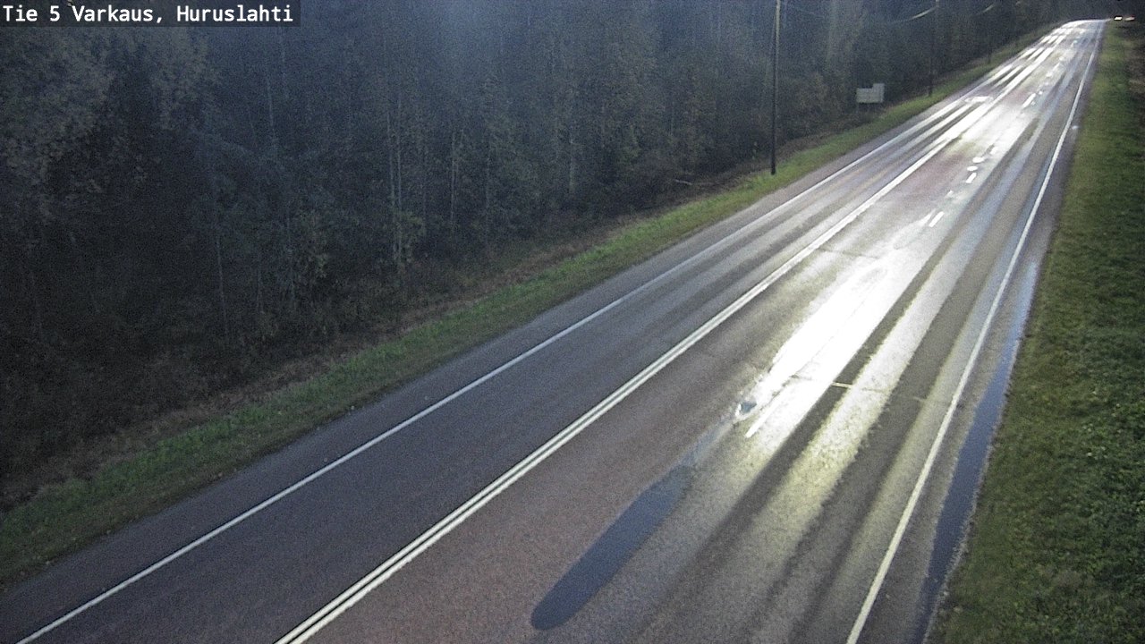 Weather Camera Image Road 5 Varkaus, Huruslahti, Varkaus, Pohjois-Savo