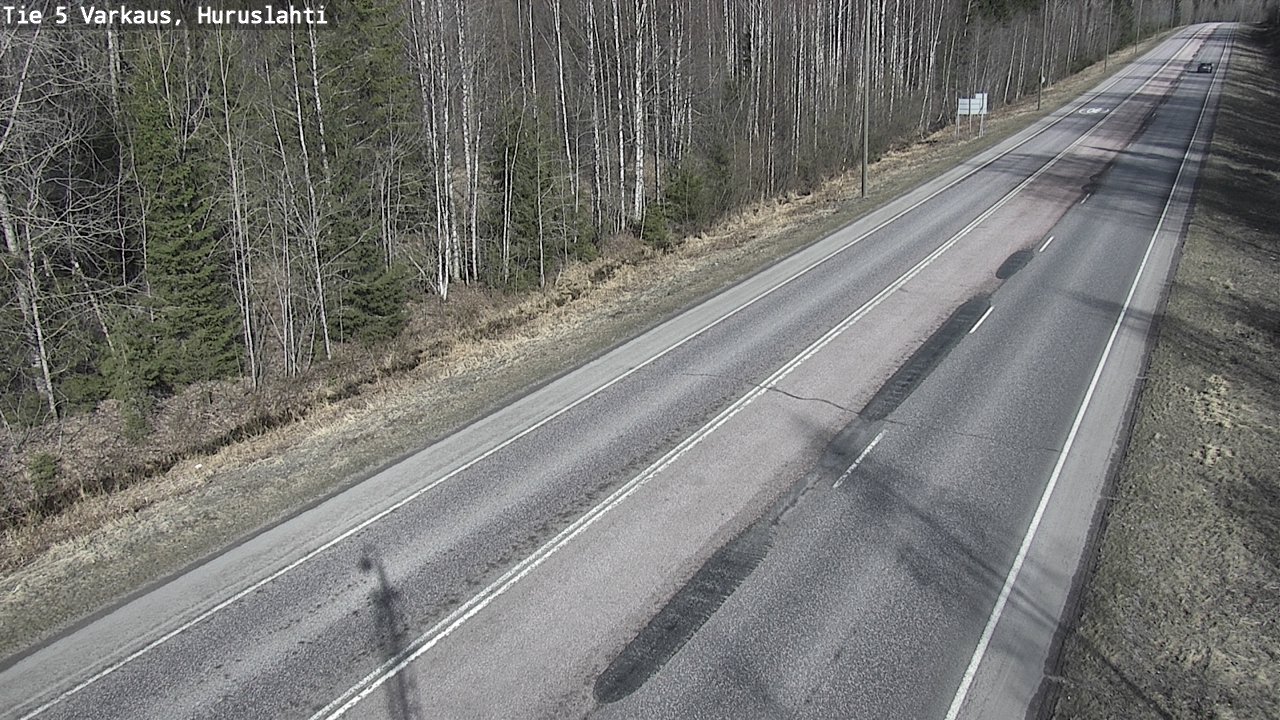 Weather Camera Image Väg 5 Varkaus, Huruslahti, Varkaus, Pohjois-Savo