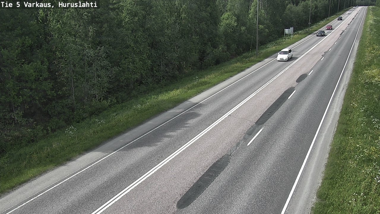 Weather Camera Image Road 5 Varkaus, Huruslahti, Varkaus, Pohjois-Savo