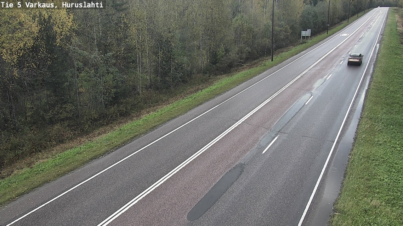 Weather Camera Image Road 5 Varkaus, Huruslahti, Varkaus, Pohjois-Savo