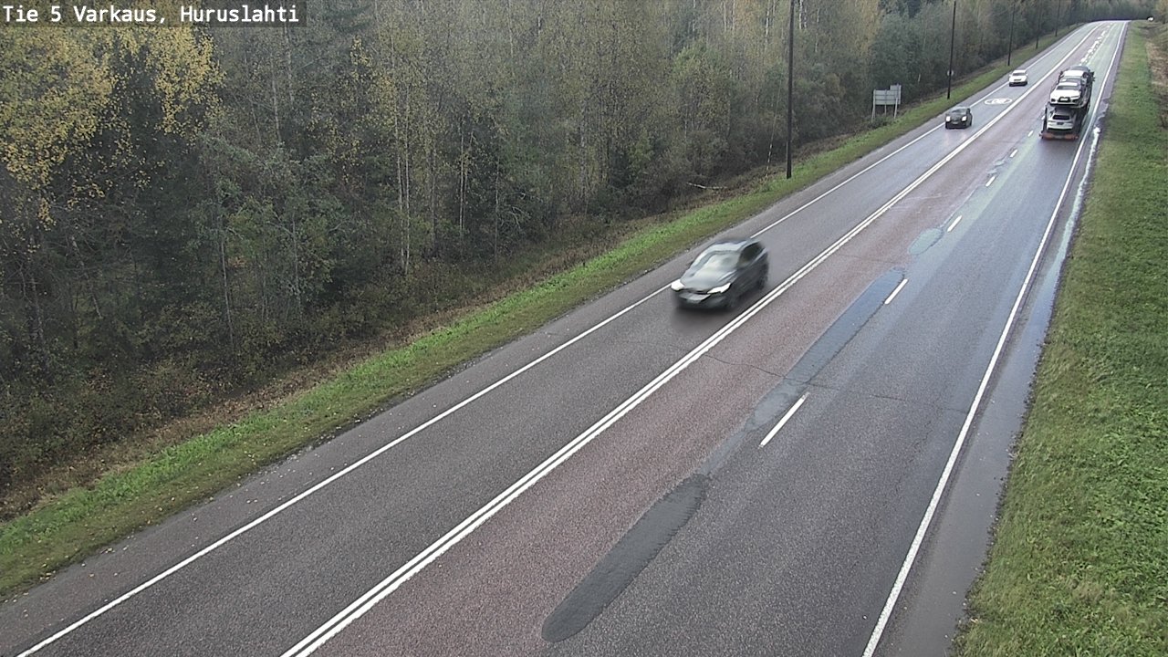 Weather Camera Image Road 5 Varkaus, Huruslahti, Varkaus, Pohjois-Savo