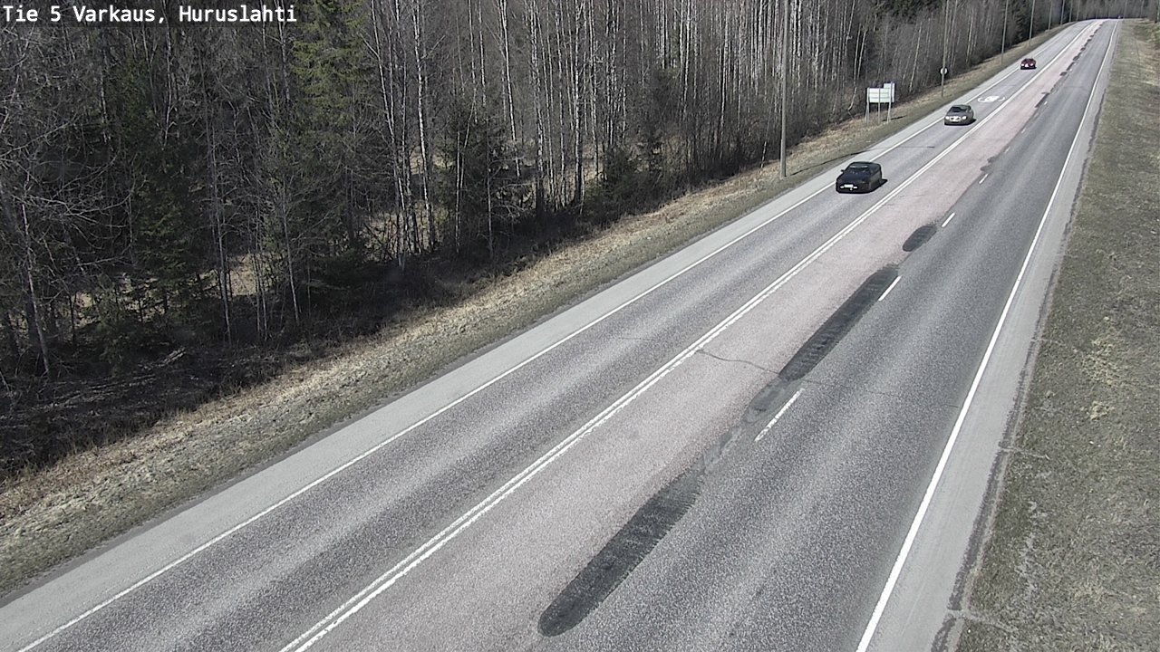 Weather Camera Image Väg 5 Varkaus, Huruslahti, Varkaus, Pohjois-Savo