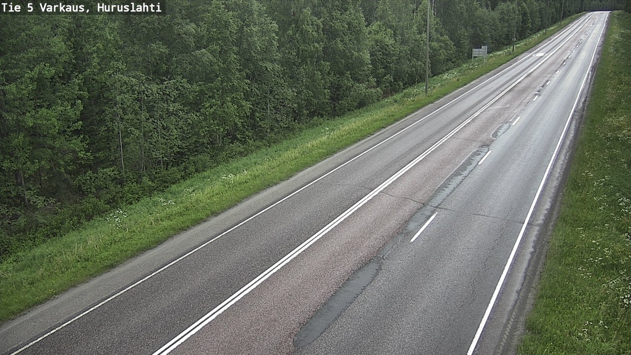 Weather Camera Image Road 5 Varkaus, Huruslahti, Varkaus, Pohjois-Savo