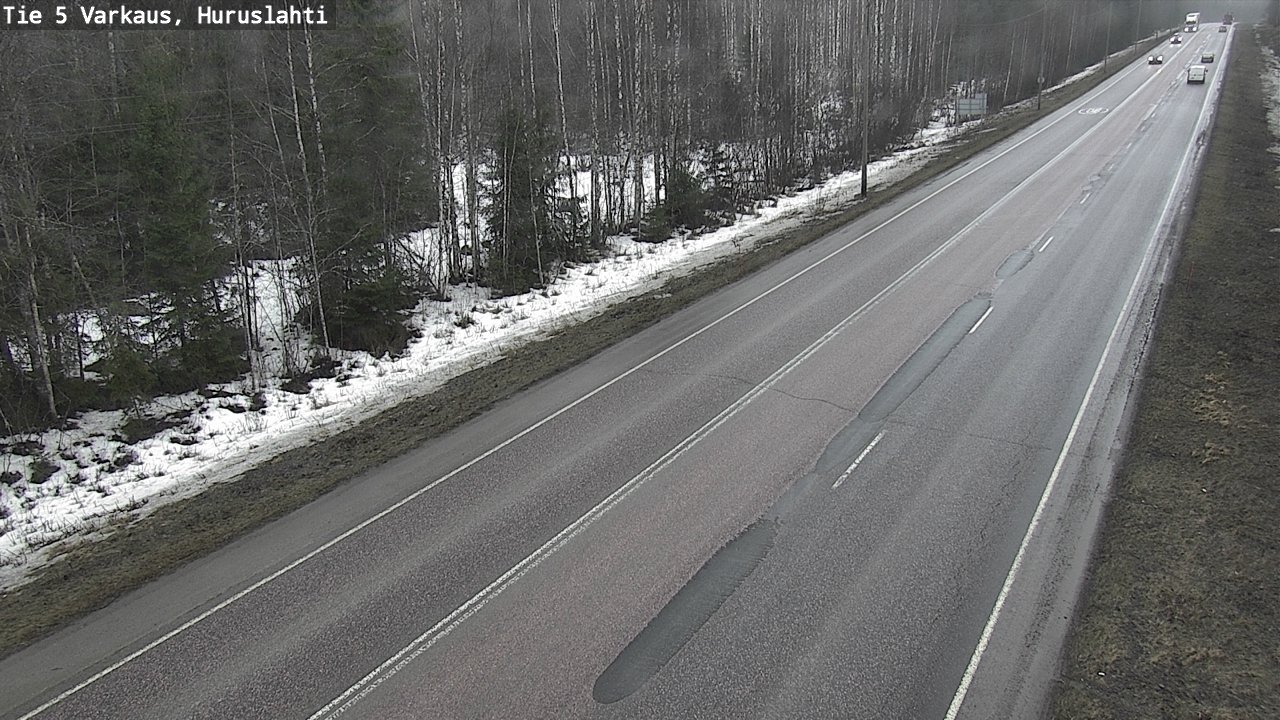 Weather Camera Image Väg 5 Varkaus, Huruslahti, Varkaus, Pohjois-Savo