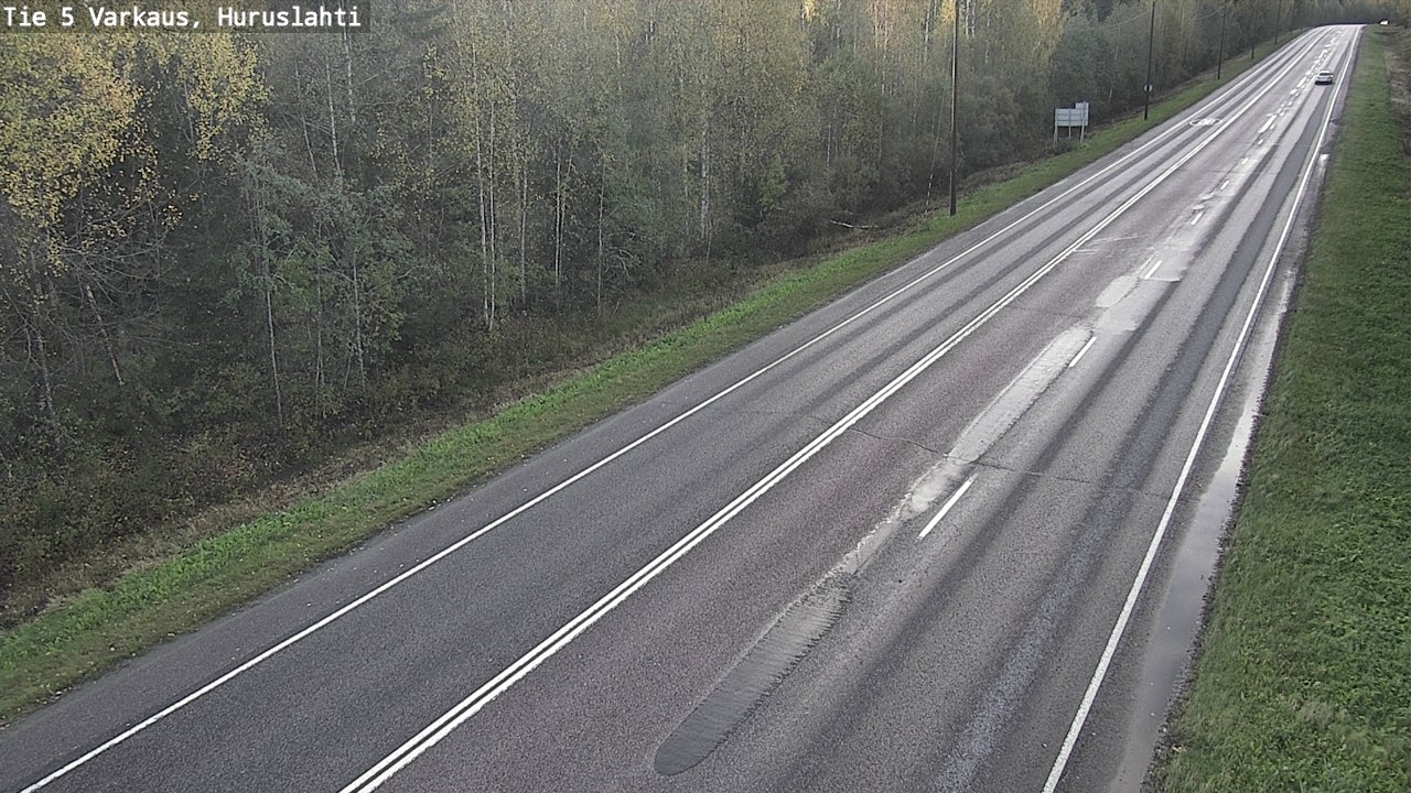 Weather Camera Image Road 5 Varkaus, Huruslahti, Varkaus, Pohjois-Savo
