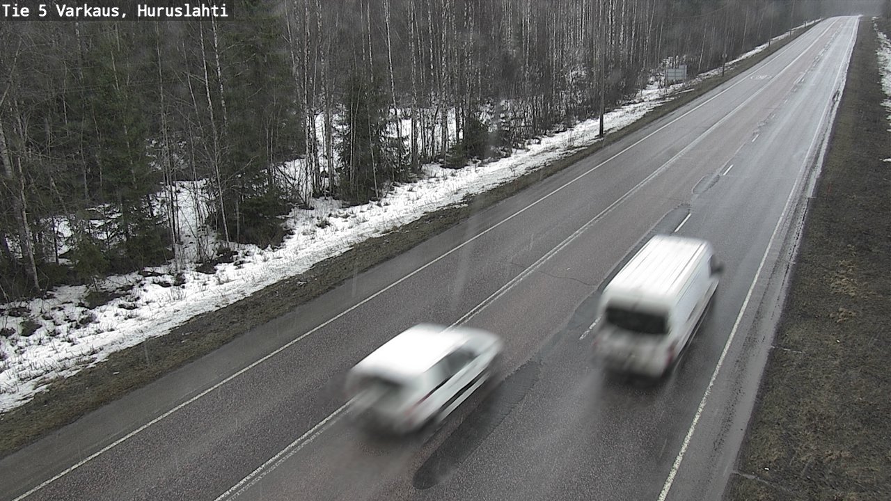 Weather Camera Image Road 5 Varkaus, Huruslahti, Varkaus, Pohjois-Savo