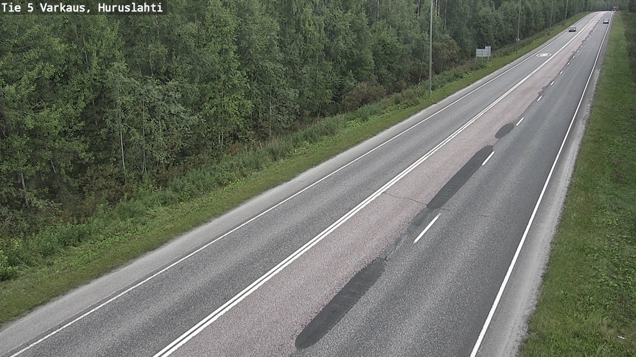 Weather Camera Image Road 5 Varkaus, Huruslahti, Varkaus, Pohjois-Savo