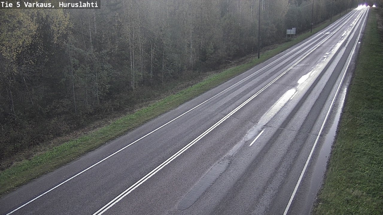 Weather Camera Image Road 5 Varkaus, Huruslahti, Varkaus, Pohjois-Savo