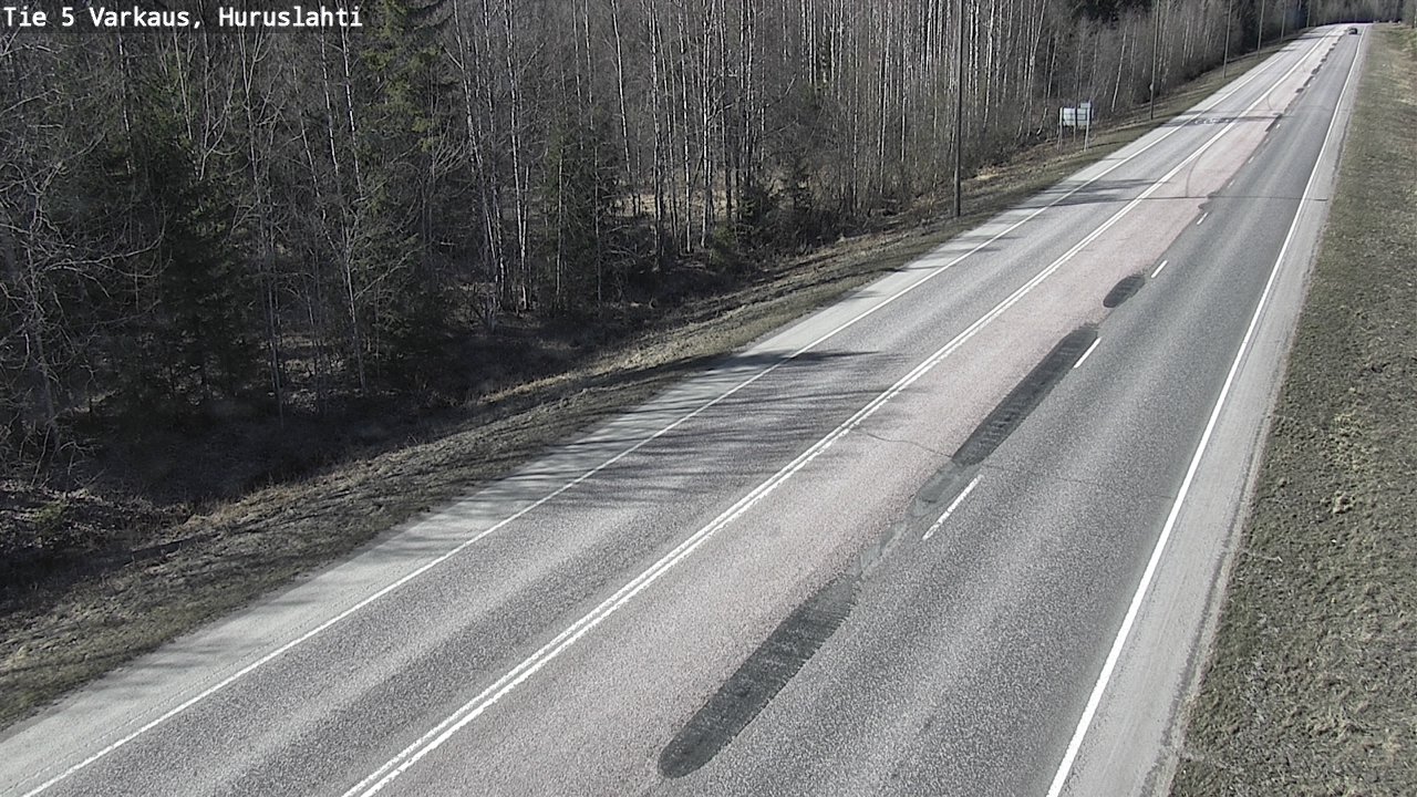 Weather Camera Image Väg 5 Varkaus, Huruslahti, Varkaus, Pohjois-Savo