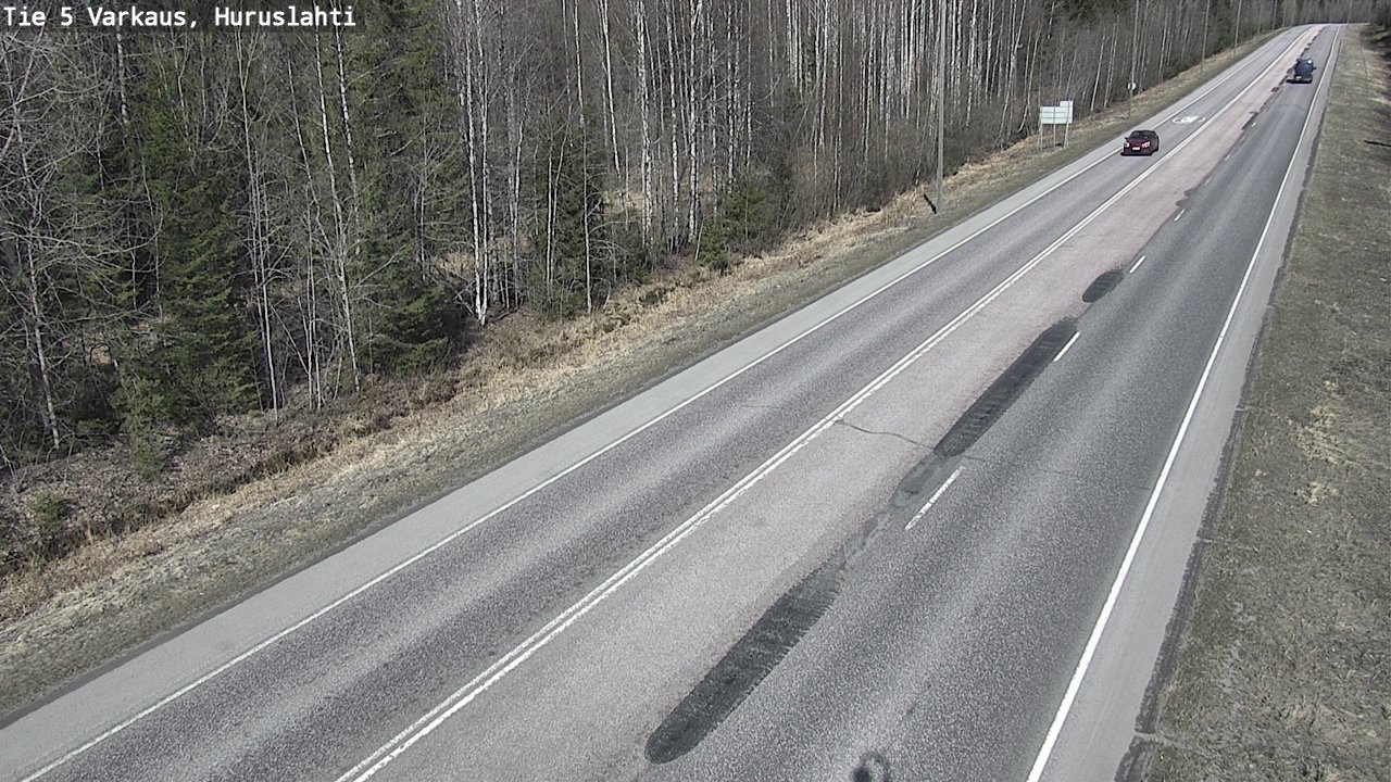 Weather Camera Image Väg 5 Varkaus, Huruslahti, Varkaus, Pohjois-Savo