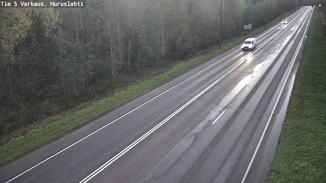 Weather Camera Image Road 5 Varkaus, Huruslahti, Varkaus, Pohjois-Savo