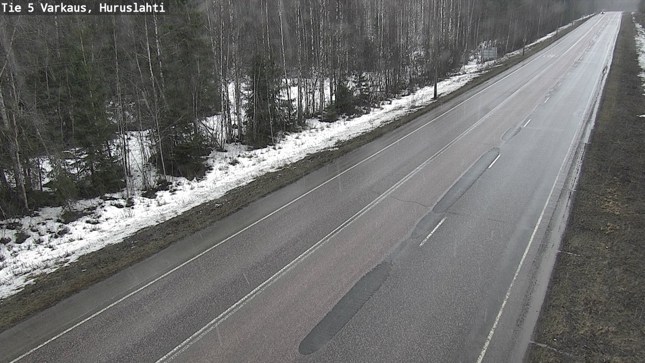 Weather Camera Image Road 5 Varkaus, Huruslahti, Varkaus, Pohjois-Savo