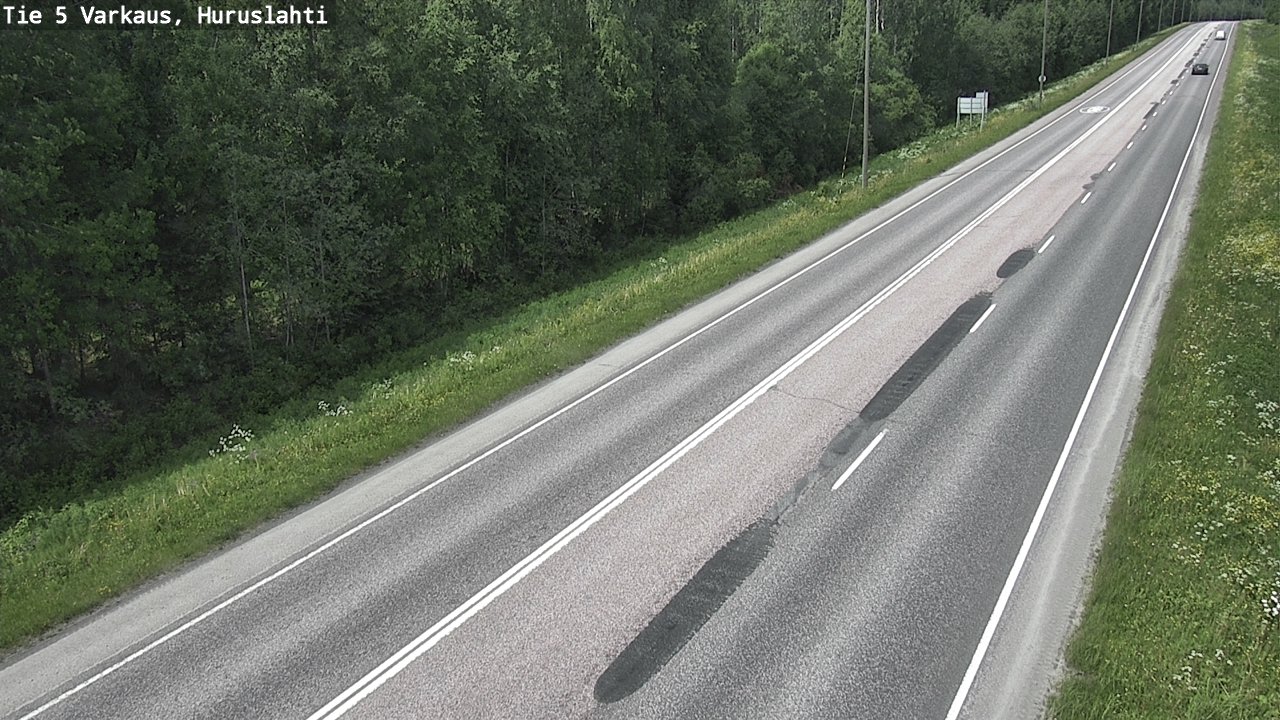 Weather Camera Image Road 5 Varkaus, Huruslahti, Varkaus, Pohjois-Savo
