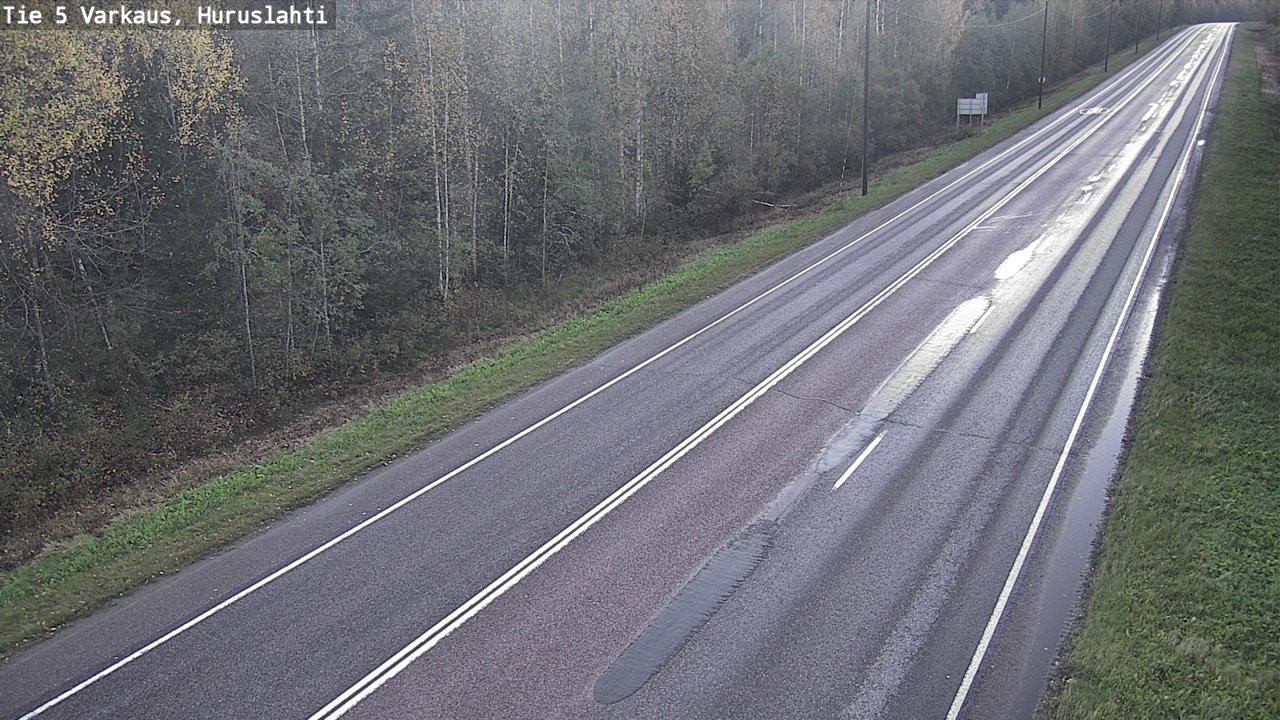 Weather Camera Image Road 5 Varkaus, Huruslahti, Varkaus, Pohjois-Savo