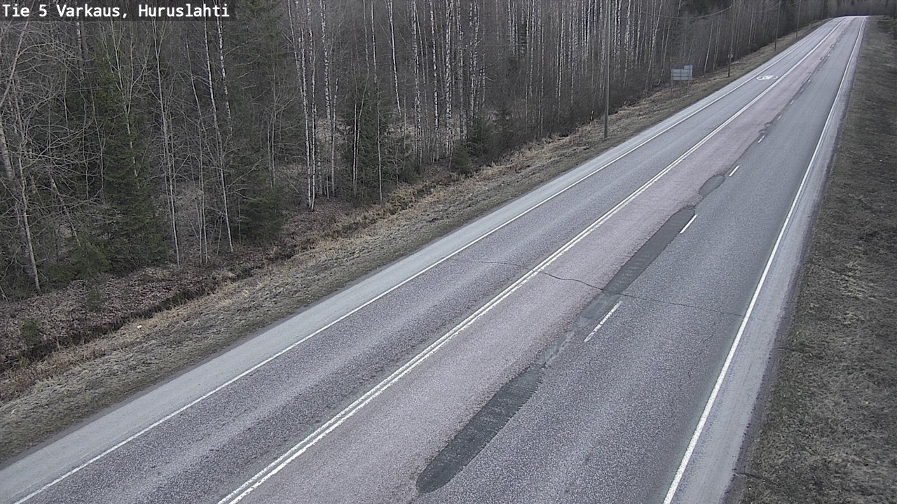 Weather Camera Image Road 5 Varkaus, Huruslahti, Varkaus, Pohjois-Savo