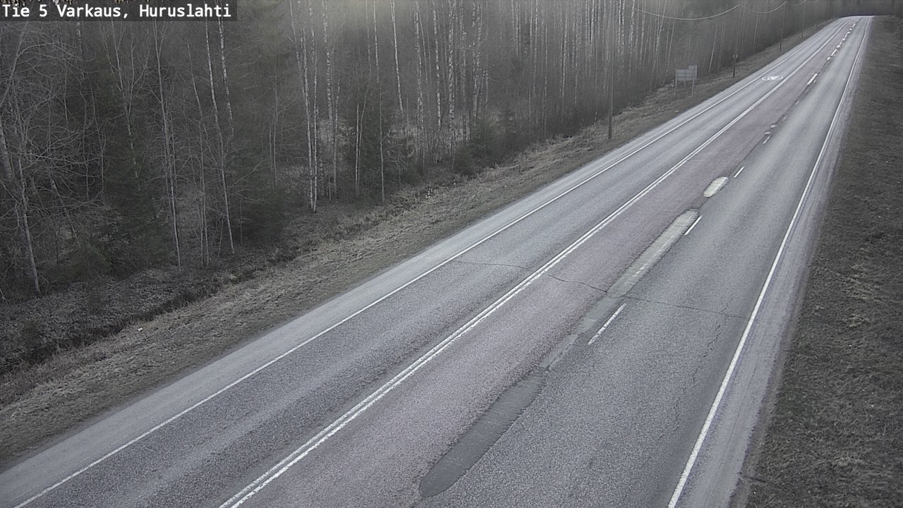 Weather Camera Image Väg 5 Varkaus, Huruslahti, Varkaus, Pohjois-Savo
